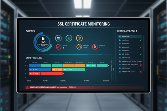 Trustico® Monitoring : Automatic SSL Certificate Expiration Protection